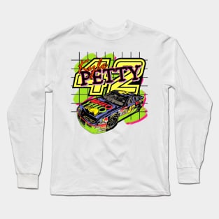 Kyle Petty Mello Yello Vintage Nascar Design Long Sleeve T-Shirt